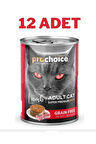 Adult Cat Lamb Pate Kuzulu Kedi Konservesi 12x400 gr -