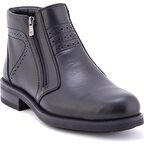 Forelli PIEL 36255-H Siyah Erkek Kışlık Deri Comfort Bot