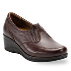 Forelli RUBY 57610-G Kahve Kadın Günlük Deri Comfort Ayakkabı