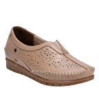 Forelli 23409-G Twin Vizon Kadın Comfort Deri Ayakkabı