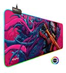 Digipod RGB Gaming Mousepad Oyuncu Mousepad 90X40 XXL Büyükboy 4mm Kalınlık
