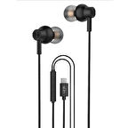 LinkTech H72 Ekstra Bass Type-C Kulak İçi Kablolu Kulaklık