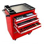 İzeltaş 5 Çekmeceli Partner Takım Dolabı Dolu -118 Parça  8235006121