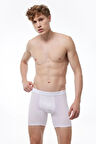 Erkek Gri Modal Uzun Boxer 010