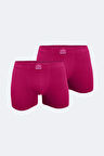 Erkek Desenli 2 li Pamuk Elastan Boxer 074
