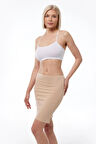 Kadın Ten Dizüstü Etek Astarı Modal Dar Jupon 1056
