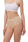 Kadın Beyaz 2 Li Paket Pamuk Elastan Sabrina Yüksek Bel Slip Külot 114