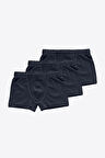 Erkek Çocuk Füme 3 Lü Paket Pamuk Elastan Boxer 209