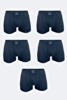 Erkek Desenli 5 li Pamuk Elastan Boxer 5M074