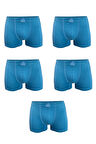 Erkek Desenli 5 li Pamuk Elastan Boxer 5M074