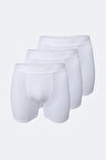 Erkek Siyah 3 Lü Paket Modal Uzun Boxer 010