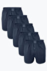 Erkek Beyaz 5 Li Geniş Kalıp Büyük Beden Boxer %100 Pamuk Battal Boy Mb2400 4xl/5xl/6xl/7xl
