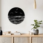 Modern Metal Duvar Tablosu – Salon, Ofis ve Kafe Dekoru | Premium Metal Duvar Süsü | Şık Minimal Duvar Dekorasyonu