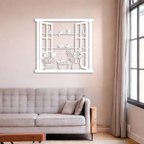 Modern Metal Duvar Tablosu – Salon, Ofis ve Kafe Dekoru | Premium Metal Duvar Süsü | Şık Minimal Duvar Dekorasyonu