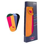 3 Çift Desenli Kadın Babet Çorap