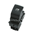 CAM DÜĞMESİ TEKLİ - BEYAZ IŞIK - KROM(GOLF VII - PASSAT B8 - TIGUAN)