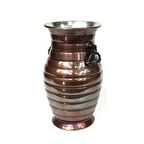 Sümbüllü Bakır Kulplu Vazo