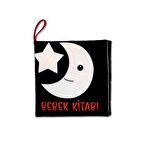 Tox Bebek Siyah-Beyaz Kumaş Sessiz Kitap T397 - Bez Kitap , Eğitici Oyuncak , Yumuşak ve Hışırtılı