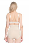 Kadın İnce Yüksek Bel Külot Korse Ten 7024T