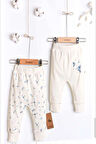  PRETTY HAPPY MANŞETLİ PANTALON ( 2 li set ) 