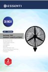 Essenti EV-30200 30 Inç Duvar Tipi Vantilatör