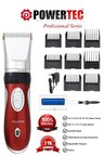 Powertec TR-1200 8 Başlıklı Şarjlı Kuru Saç-Sakal Çok Amaçlı Tıraş Makinesi 