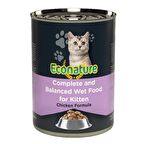 Econature Kitten Tavuk Etli Yavru Kedi Konservesi 400 Gr