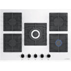 Lanova White G17402-105 Beyaz Cam Ankastre Ocak