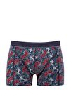 Mavi Kaplan Baskılı Lacivert Boxer 091121-24413