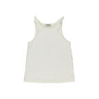 Panço Kız Çocuk Omzu Fiyonk Detaylı Fitilli Atlet Ekru