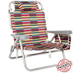 FUNKY CHAIRS Beach Star Plaj Şezlong Sandalye-Multicolor