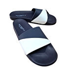 Fly Soft S263.071 Erkek Havuz - Plaj Ve Günlük Terlik Lacivert - Beyaz
