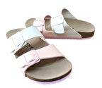 Fly Soft S902.060 Kadın İki Tokalı Comfort Terlik Bej - Pudra