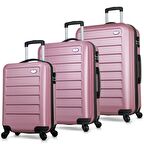 My Valice Ruby Abs 3'lü Valiz Seti Rose Gold