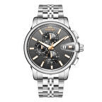 Slazenger SL.09.2551.2.04 Fonksiyonlar Aktif Çelik Kasa 10 Atm Suya Dayanıklı Metalik Renk Erkek Kol Saati