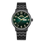 Slazenger SL.09.2560.2.02 Çelik Kordon Çelik Kasa 10 ATM Suya Dayanıklı Siyah Renk Erkek Kol Saati