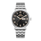 Slazenger SL.09.2560.2.03 Çelik Kordon Çelik Kasa 10 ATM Suya Dayanıklı Metalik Renk Erkek Kol Saati