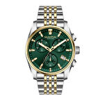 Quantum PWG1196.271 Tüm Fonksiyonlar Aktif Safir Camlı Çelik Kordon Çelik Kasa 10 ATM Suya Dayanıklı Metalik-Altın Renk Erkek Kol Saati