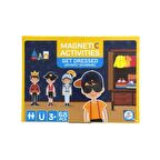 Manyetik Giysi Giydirme Aktivite Oyun Seti - Erkek