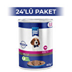 Paw Paw Pate Biftekli Yavru Köpek Konservesi 400 gr 24 Adet