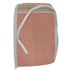 Doğal İpek Sırt ve Vücut Masaj Kesesi Yavruağzı 18cm x 25cm