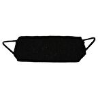 Doğal Keçi Kılı İpli Siyah Sırt ve Vücut Kesesi 52cm x 18cm