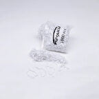 Fuyaku Kilitli İp Klips Pamuk Beyaz 17 cm (1.000 Adet)