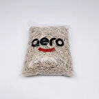 Aero 70 mm 1000 Gr Kauçuk Ambalaj Lastiği Renkli (Toka/Maydanoz) Beyaz