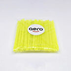 Aero Çuvaldız Plastik Dar Delik Kısa 12,5 cm (100 Adet) Sarı