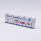 Diamond İpli Mumlu İşaretleme Kalemi (12 Adet) Kırmızı