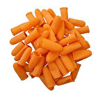 Lateks Parmaklık Eldiven Turuncu Ekstra Kalite (48 Adet)