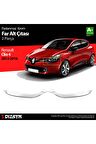 Renault Clio 4 Hb Uyumlu Krom Far Alt Çıtası 2012-2016