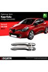 Renault Clio 4 Hb Uyumlu Krom Kapı Kolu 2 Kapı Sensörlü 2012 Üzeri
