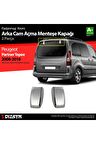 Peugeot Partner Tepee Krom Arka Cam Açma Menteşe Kapağı 2 Prç 2008-2018